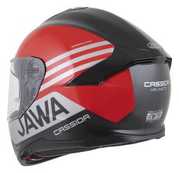 Přilba Integral GT 2.1 Jawa Sport, CASSIDA (černá/červená perleť/stříbrná)