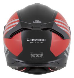 Přilba Integral GT 2.1 Jawa Sport, CASSIDA (černá/červená perleť/stříbrná)