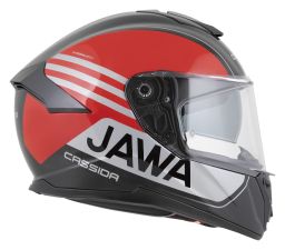 Přilba Integral GT 2.1 Jawa Sport, CASSIDA (černá/červená perleť/stříbrná)