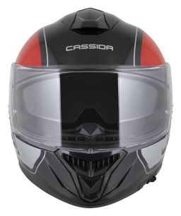 Přilba Integral GT 2.1 Jawa Sport, CASSIDA (černá/červená perleť/stříbrná)