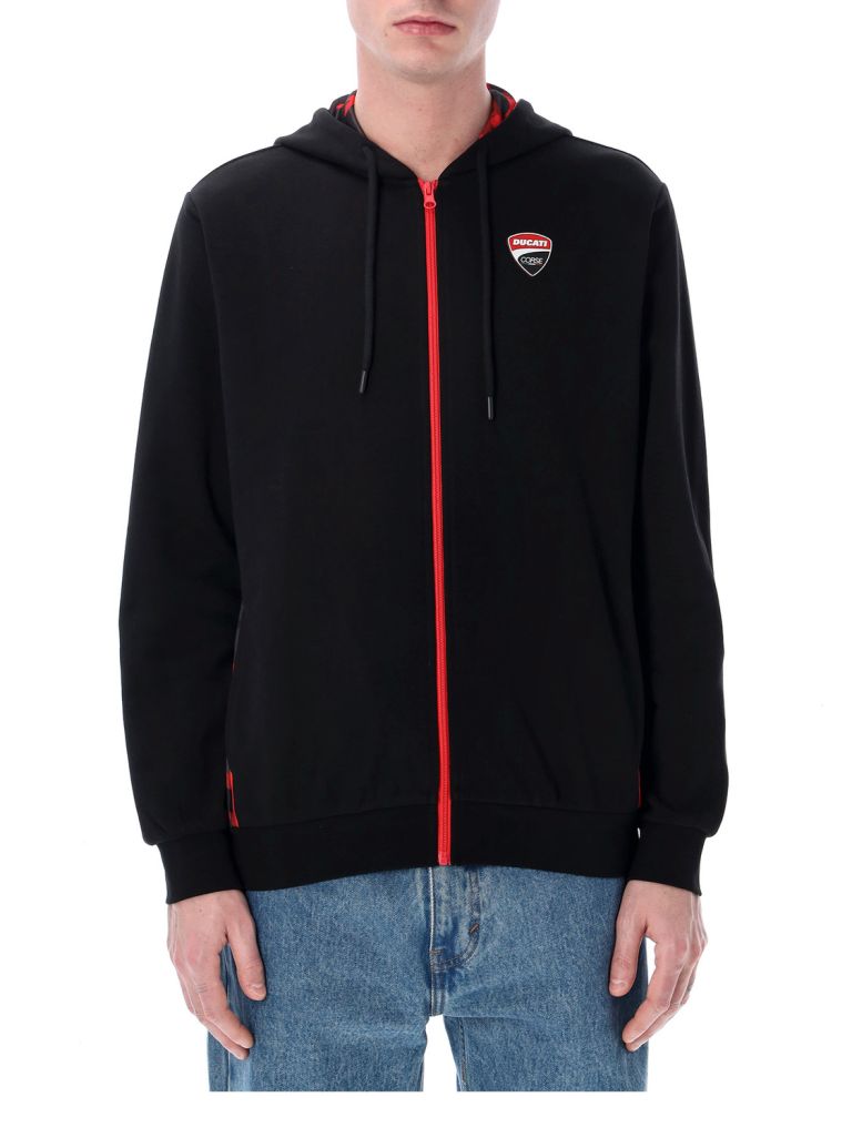 Mikina DUCATI CORSE (černá,červená)
