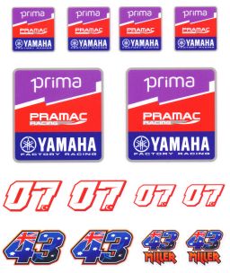 Samolepky YAMAHA PRAMAC
