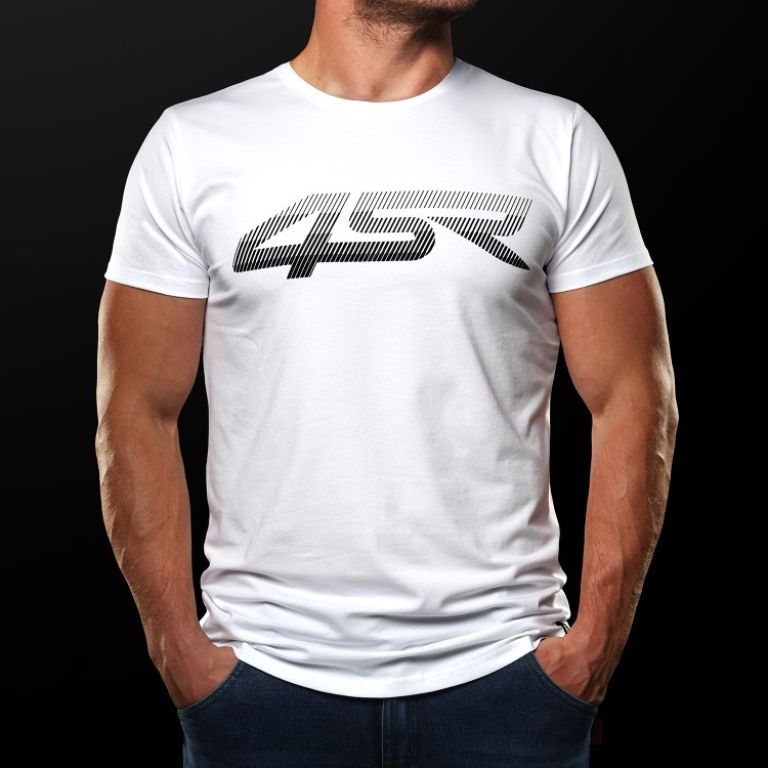 Tričko 4SR Lines White