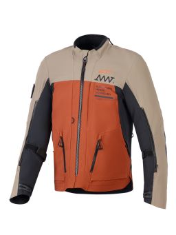 Bunda AMT-8 STRETCH DRYSTAR XF, ALPINESTARS (hnědá/oranžová/černá) 2026