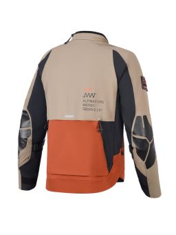 Bunda AMT-8 STRETCH DRYSTAR XF, ALPINESTARS (hnědá/oranžová/černá) 2026