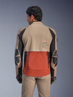 Bunda AMT-8 STRETCH DRYSTAR XF, ALPINESTARS (hnědá/oranžová/černá) 2026