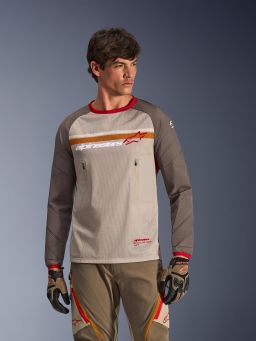 Dres MAXDURA DUAL, ALPINESTARS (hnědá/oranžová) 2026