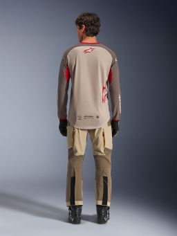 Dres MAXDURA DUAL, ALPINESTARS (hnědá/oranžová) 2026