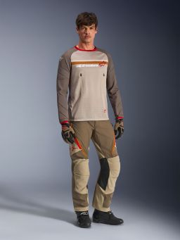 Dres MAXDURA DUAL, ALPINESTARS (hnědá/oranžová) 2026