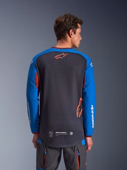 Dres MAXDURA DUAL, ALPINESTARS (tmavo šedá/modrá/oranžová) 2026