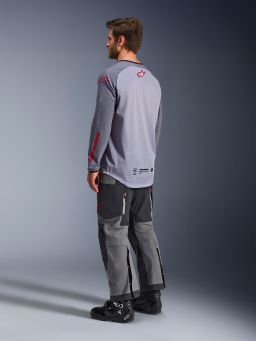 Dres MAXDURA DUAL, ALPINESTARS (svetle šedá/tmavě šedá/oranžová) 2026