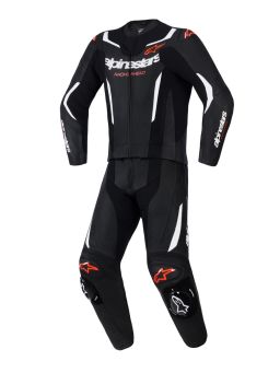Dvojdielna kombinéza GP FORCE V2, ALPINESTARS (černá/bílá/červená fluo) 2026