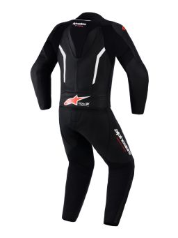 Dvojdielna kombinéza GP FORCE V2, ALPINESTARS (černá/bílá/červená fluo) 2026