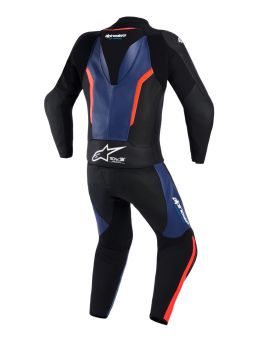 Dvojdielna kombinéza GP FORCE V2, ALPINESTARS (černá/modrá/červená fluo) 2026