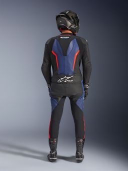 Dvojdielna kombinéza GP FORCE V2, ALPINESTARS (černá/modrá/červená fluo) 2026