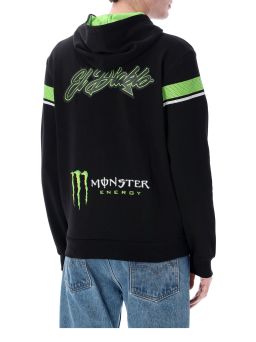 Mikina na zip Fabio QUARTARARO - MONSTER ENERGY (černá,zelená)