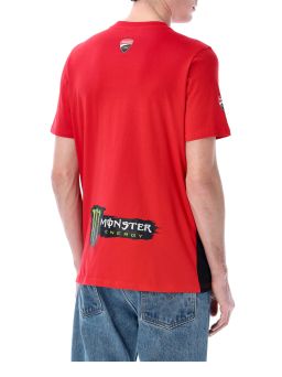 Triko DUCATI CORSE - MONSTER ENERGY (čierna, červená)