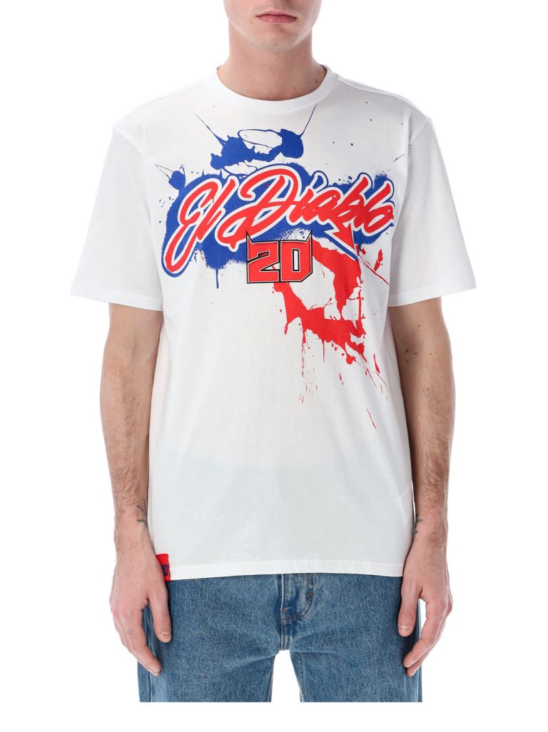 Triko El Diablo QUARTARARO (biela)