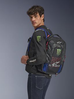 Batoh CITY HUNTER V2 FQ20 MONSTER kolekce, ALPINESTARS (černá/červená fluo/modrá/zelená, objem 22 l) 2026