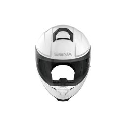 Mesh přilba s headsetem Outrush 2, SENA (lesklá bílá)