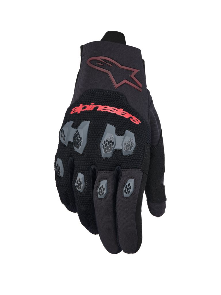 Rukavice PRO-DURA, ALPINESTARS (černá/červená) 2025
