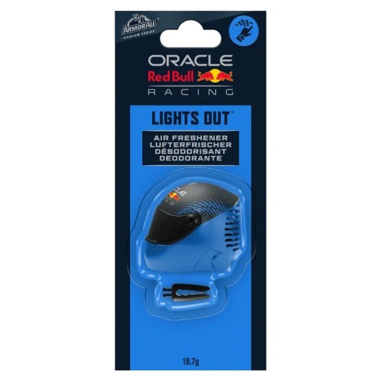 Vůně do ventilační mřížky 3D přilba RED BULL Racing F1 (modrá) 18,7 g