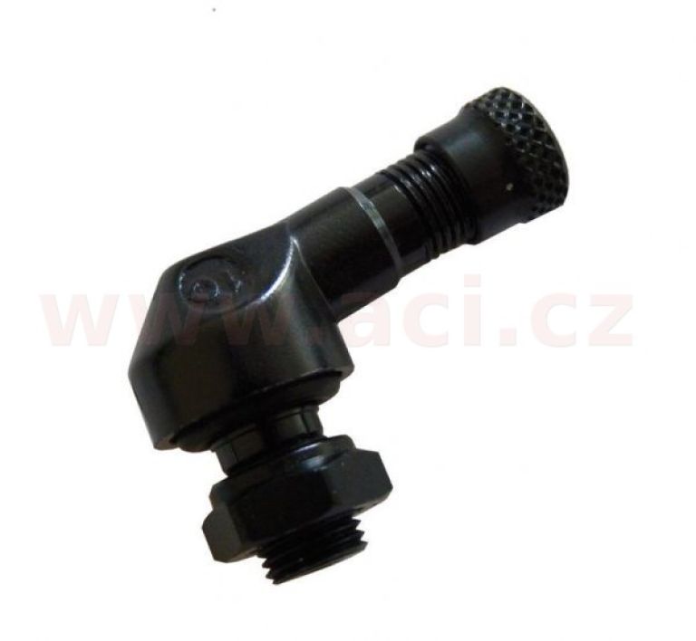 Ventil bezdušový moto, černý, SM-01, pr. 8,3 mm ALU