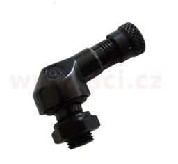 Ventil bezdušový moto, černý, SM-01, pr. 8,3 mm ALU