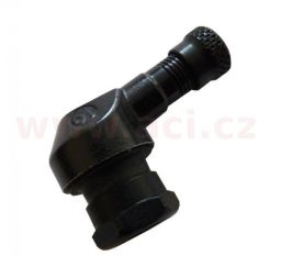 Ventil bezdušový moto, černý, SM-04, pr.11,3 mm ALU