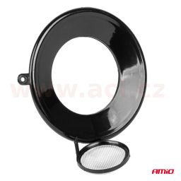 Plastový trychtýř s filtrem a polovičním víčkem, průměr 13,5 cm