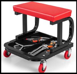 Dílenské sedátko s odkládacím prostorem