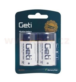 Baterie alkalická typ D LR20, 1.5 V (2 ks)