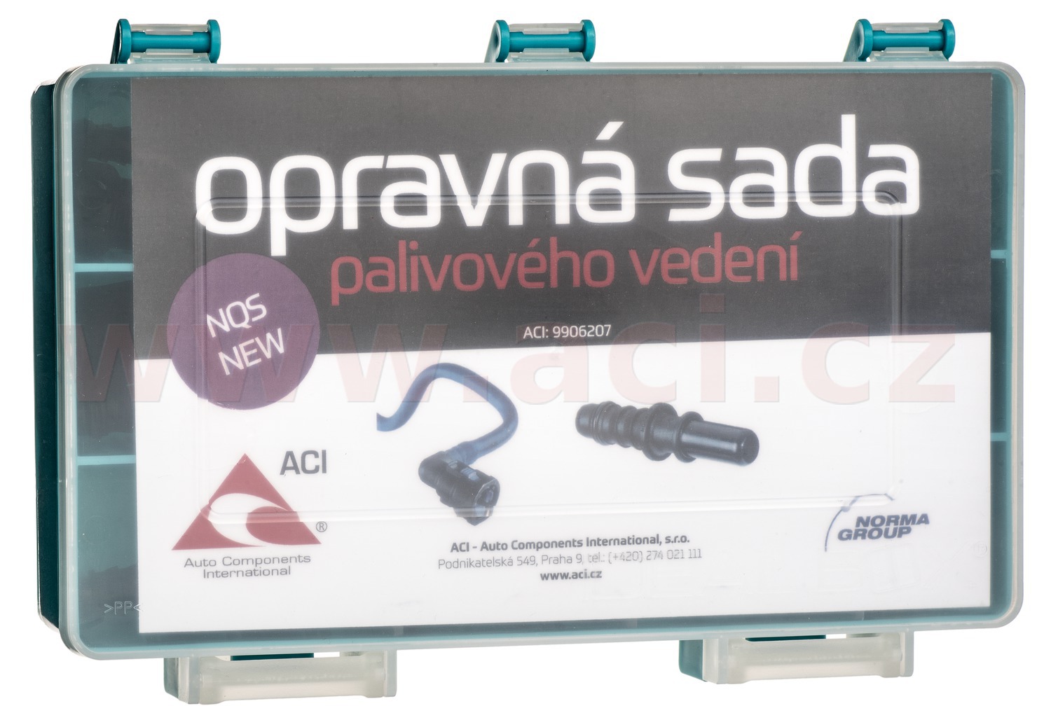 Opravná sada palivového vedení - rychlospojky, adaptéry, vložky (34 ks) NORMA - výroba Německo