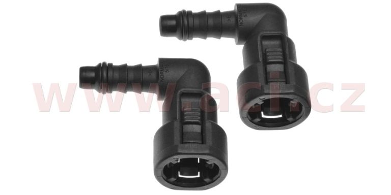 Rychlospojka SAE 90° 5/16" (7,89-8 mm) (2 ks) NORMA NQS - výroba Německo