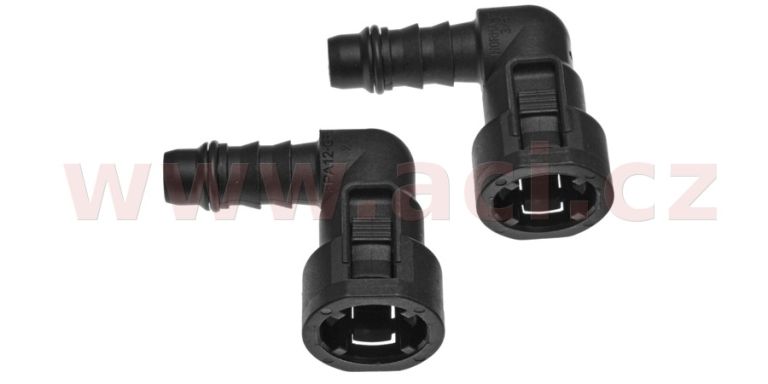 Rychlospojka SAE 90° 3/8"-5/16" (9,49-7,89 mm) (2 ks) NORMA NQS - výroba Německo