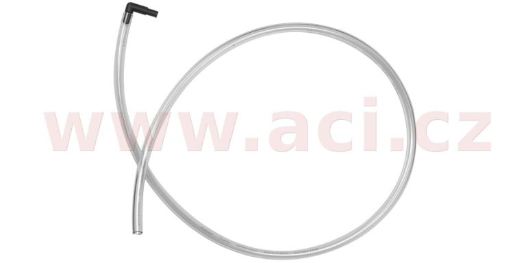 Odvetrávacia hadička 90 cm s uhlovým adaptérom s priemerom na vstupe 0,5 cm