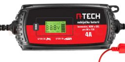 Nabíječka A-TECH 6/12 V, 3-120 Ah, 4 A