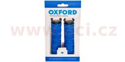 Gripy MTB, OXFORD (modré/černé, dvoukomponentní, délka 127 mm, 1 pár)