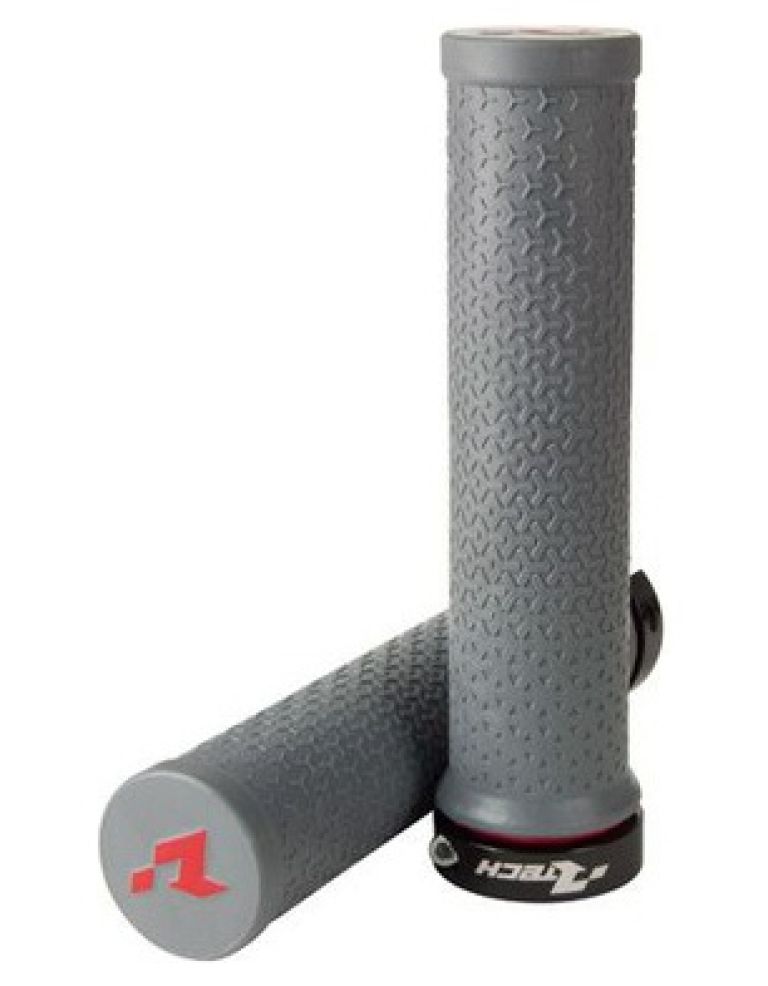 Gripy lock-on R20, RTECH (šedé, 1 pár)