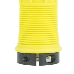 Gripy DRIVER MTB LOCK-ON se šroubovacími objímkami, OXFORD (žlutá fluo, délka 130 mm, 1 pár)