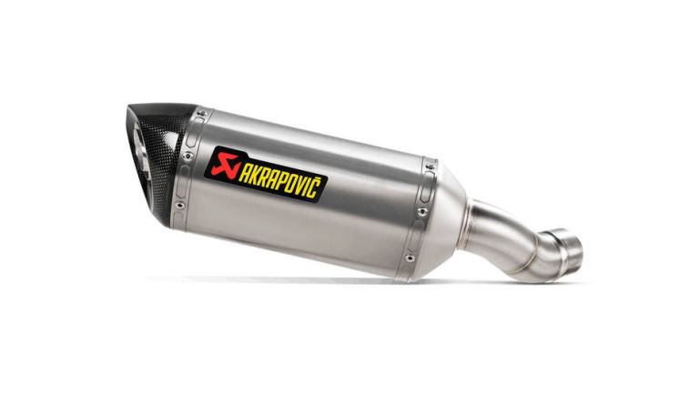 Homologovaná výfuková koncovka, rad Slip-On Line (Titanium), Akrapovič