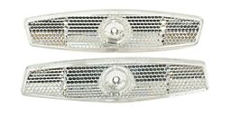 Odrazky na dráty kol, OXFORD (bílé, 1 pár)