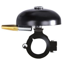 Zvonek na kolo CLASSIC PING BRASS BELL, OXFORD (černý plášť)