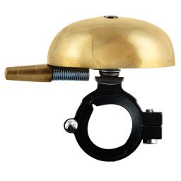 Zvonek na kolo CLASSIC PING BRASS BELL, OXFORD (mosazný plášť)