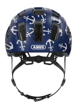 Cyklo přilba se světlem YOUN-I 2.0 blue anchor, ABUS, dětská (modrá)