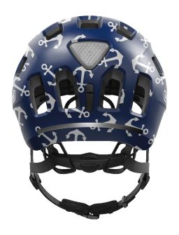 Cyklo přilba se světlem YOUN-I 2.0 blue anchor, ABUS, dětská (modrá)