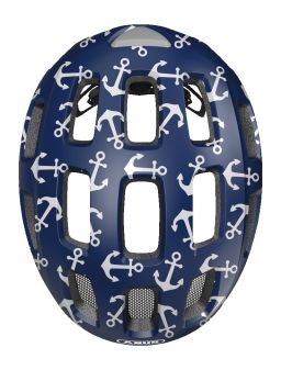 Cyklo přilba se světlem YOUN-I 2.0 blue anchor, ABUS, dětská (modrá)