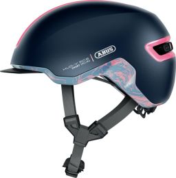 Cyklo přilba se světlem HUD-Y midnight blue, ABUS (modrá)
