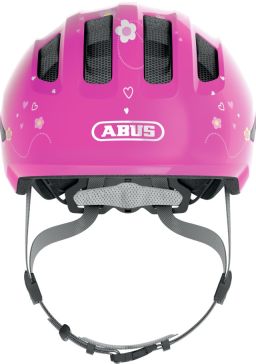 Cyklo přilba SMILEY 3.0 pink butterfly, ABUS, dětská (růžová)