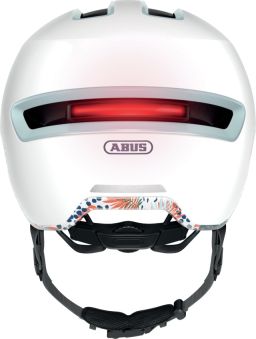 Cyklo přilba se světlem HUD-Y flower, ABUS (bílá)